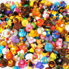 XY-WQ 100-Pack Rubber Duck Assortment - Bath Party Favors