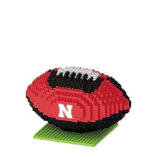 Foco Nebraska Cornhuskers Ncaa 3D Brxlz Football Puzzle 1Z