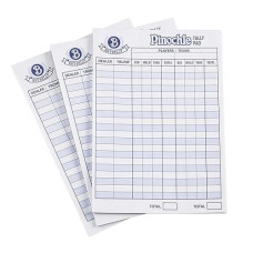 Pinochle Scorecards, 75-Pack - Set Of Replacement Score Sheet Refills For Pinochle Card Games - Must-Have Accessories For Family Game Night - (3) Extra Playing Card Game Tear-Away Scoring Pads