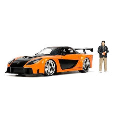 Jada Toys 1:24 Mazda RX-7 Die-cast Car & Han