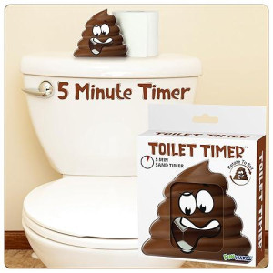 Funwares Poop Timer - Funny Gag Gift for Bathroom Lovers