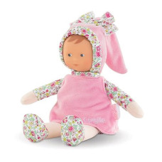 Corolle Miss Pink Blossom Garden Soft-Body Baby Doll,9.5"