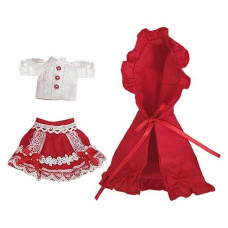 niannyyhouse 3-Piece Little Red Riding Hood Doll Outfit