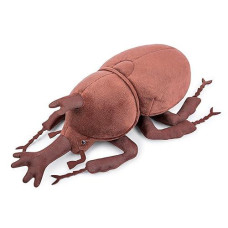 Zhongxin Made Simulation Stag Beetles Plush Toy - Realistic 10" Lucanidae Stag Beetles Coleoptera Animal Insect Beetle Stuffed Toy, Unique Soft Crustaceans Beetle Animals Model Dolls Gifts For Kids