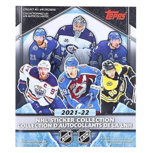 Topps NHL Hockey Sticker Collection Album - Blue, One Size