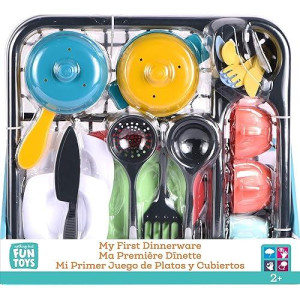 Nothing But Fun Toys My First Dinner Ware Set Designed For Children Ages 2+ Years,Multi