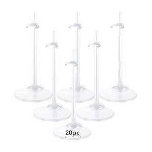 HMIEPRS 20PCS Adjustable Doll Display Stand for 11-13 Inch Dolls