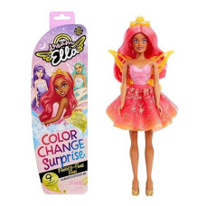 Mga Entertainment Dream Ella Color Change Surprise Fairies Celestial Series Doll - Yasmin Sun Inspired Fairy With Iridescent Sparkly Wings & Purple Hair, Great Gift, For Kids Ages 3, 4, 5+ (585121)