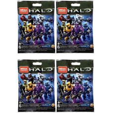 Mega Construx Halo Universe Series 1 Blind Bag Mini Figures (Pack Of 4)