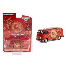 Greenlight 1:64 Volkswa&Gen Type 2 Panel Van - Chinese Zodiac 2022 Year Of The Tiger 30320 [Shipping From Canada]