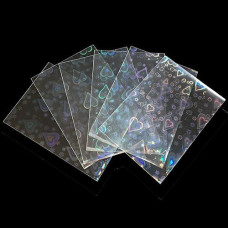 ÆGIS 100pcs Love Heart Card Sleeves, 61x88mm,