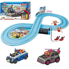 Carrera Paw Patrol Slot Car Race Track with 2 Cars