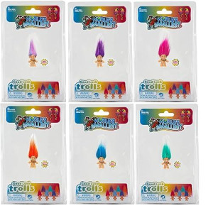 Worlds Smallest Good Luck Trolls Bundle Set Of 6