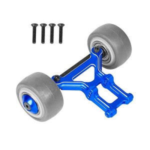 Aluminum Wheelie Bar Set Upgrades Part For Arrma Typhon 6S Blx,Outcast 6S Blx,Kraton 6S Blx,Talion 6S Blx,Notorious 6S Blx,Arrcat Hops Up Upgrades Part,Replace Ar320366 (Blue)