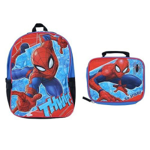 AI ACCESSORY INNOVATIONS Spider-Man 16" Backpack & Lunch Bag