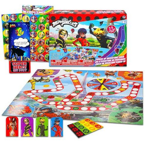 Miraculous Ladybug Power Up Game For Kids - Miraculous Ladybug Bundle With Power Up Adventure Game Plus Miraculous Ladybug Stickers (Miraculous Ladybug Gifts)