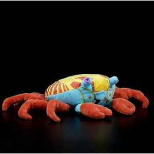 Zhongxin Made Simulation Red Crab Plush Toy - Lifelike Ocean Redstone Crab Stuffed Animal Cute Plushie Toys Figur, Super Soft Plush Dolls Gifts For Kids,15Inchs