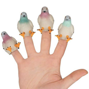 Accoutrements Mcphee Finger Pigeons Finger Puppets - 4