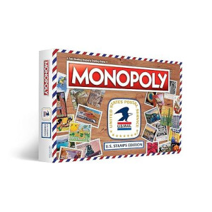 USAOPOLY Monopoly U.S. Stamps Edition - Collectible Game