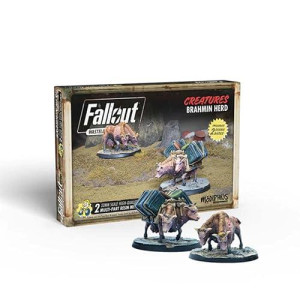 Modiphius Fallout Wasteland Warfare Brahmin Herd 32mm Miniatures