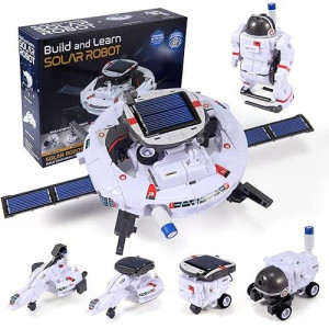 Stem Toys For Kids Ages 8-12, Solar Robot Science Kits Gifts For 8-14 Year Old Teen Boys Girls, 120Pcs Building Experiments For Teenage Ages 9 10 11 13