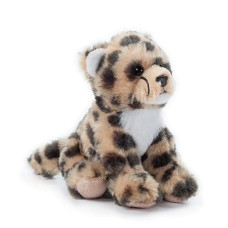 The Petting Zoo Cheetah Stuffed Animal Plushie, Gifts For Kids, Wild Onez Babiez Zoo Animals, Cheetah Plush Toy 6 Inches