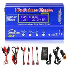 Hobby Fans B6 Mini Professional Balance Charger/Discharger With Power Supply For 1S-6S Lipo Lilon Life Nicd Nimh Pb Rc Battery