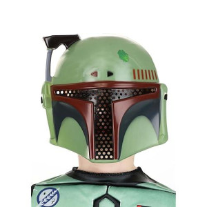 Jazwares Star Wars Boys Boba Fett Mask, Kids Halloween Costume Helmet Accessory, Child - Officially Licensed Standard