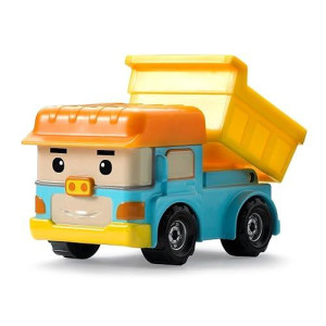 Robocar Poli, Dump Die-Cast Metal Toy Cars, Dump Truck Toys, Construction Vehicle Truck Toy Party Birthday Gifts For Toddlers Age 1-5 Boys Girls