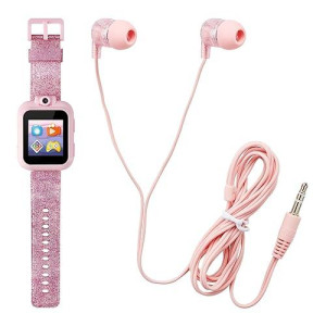 PlayZoom Kids Smartwatch & Earbuds Set - Fuchsia Glitter