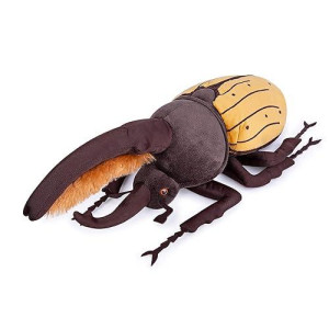 Zhongxin Made Simulation Insect Stuffed Plush Toy - 10" Realistic Isopod Coleoptera Atlas Animal Insect Beetle, Soft Crustaceans Animals Model, Unique Beetle Plushie Toys Model Dolls Gifts For Kids