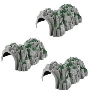 Youugior Model Scenery 1:87 Ho Oo Scale Model Train Railway Train Cave Tunnels Train Accessories (3Pcs)