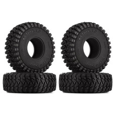 Injora 1.0 Tires - S5 All Terrain Crawler Tires For Trx4M Scx24 Ax24 Fcx24 Upgrade Parts,58 * 20Mm,T1008