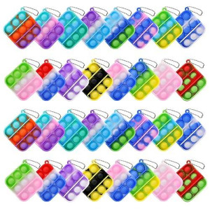 Zxhtwo 32 Pcs Mini Pop Fidget Toy Pack - Stress Relief