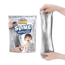 Oosh Slime Large Foilbag 800G (Silver) By Zuru, Gooey Slime And Epic Stretchy Slime For Girls And For Kids