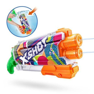 X-Shot Water Fast-Fill Skins Pump Action Water Blaster Ripple Water Camo By Zuru Xshot Watergun (Fills With Water In Just 1 Second!)