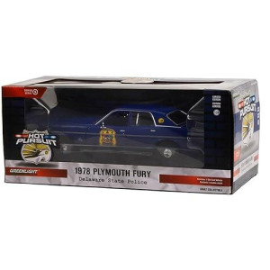 Collectibles Greenlight 85552 Hot Pursuit - 1978 Plymouth Fury - Delaware State Police 1:24 Scale