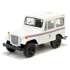 Kinsmart United States Postal Mail Truck 1971 Jeep Dj-5B White Edition 5" Die Cast Model Toy Car 1:26 Scale