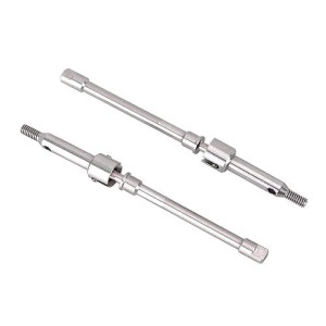 Injora Steel 4Mm Extended Dogbone Axle Shaft For Injora Scx24 Aluminum Axles Replacement（Rear）