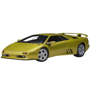 Lambo Diablo Se30 Giallo Spyder Yellow Metallic 1/18 Model Car By Autoart 79157