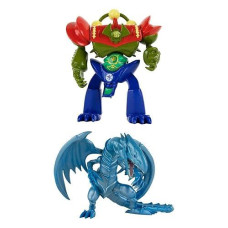 Super Impulse 5502B Yu Gi Oh Highly Detailed Articulated Figures. Set Includes 3.75 Inch Blue-Eyes White Dragon And Gate Guardian