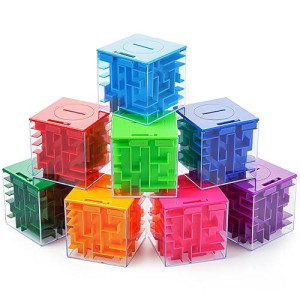 ZPISF 8 Pack Money Maze Puzzle Box - Fun Gift for All Ages