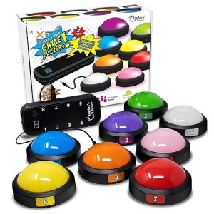 Teacher's Choice Light Up Game Buzzer System - 4 Buzzers