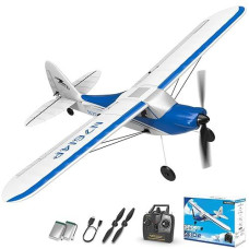 VOLANTEXRC 4CH Blue RC Plane with Aileron & Stabilizer