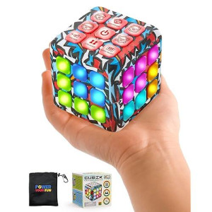 Power Your Fun Cubik LED Memory Game - Fidget Stress Relief