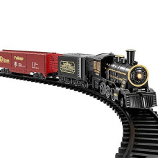 TEMI Electric Train Toy Set with Smoke, Sounds & Lights