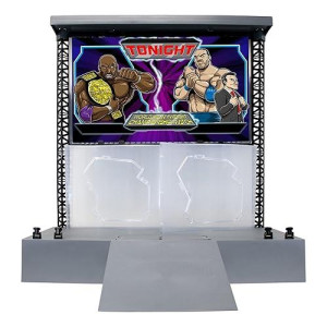 Figures Toy Company Wrestling Action Figures Entrance Stage 24.5"