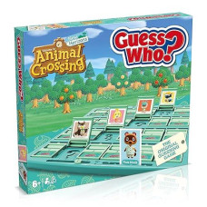 Winning Moves Animal Crossing Guess Who? Board Game, Play With Tom Nook, Margie, Harvey And Daisy Mae Asking Yes And No Questions To Reveal Your Opponents Mystery Character, Gift For Ages 4 Plus