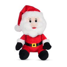 Nleio 9 Christmas Santa Claus Plush Christmas Stuffed Animals Christmas Santa Claus Sitting Plush Dolls Ideal Gift For Kids