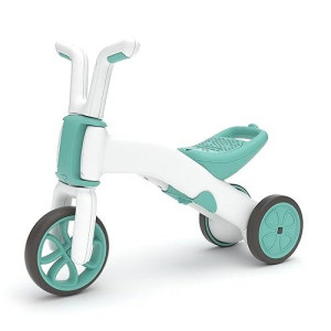 Chillafish Bunzi Gradual Balance Bike And Tricycle, 2-In-1 Ride On Toy For 1-3 Years Old, Silent Non-Marking Wheels, Mint, Large